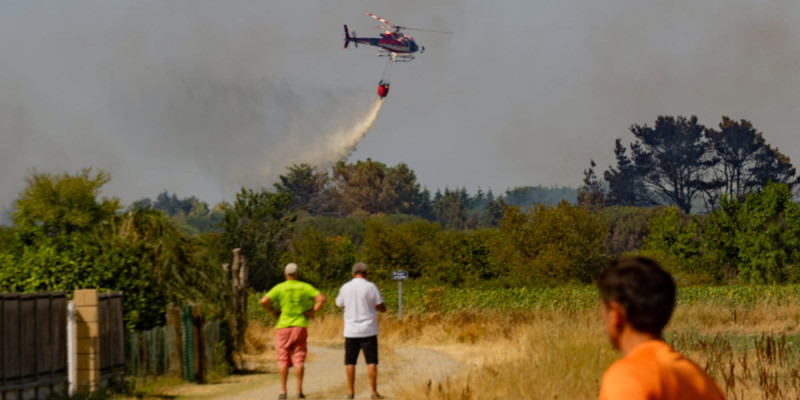 Incendies dévastateurs : La Gironde et les Landes en proie aux flammes