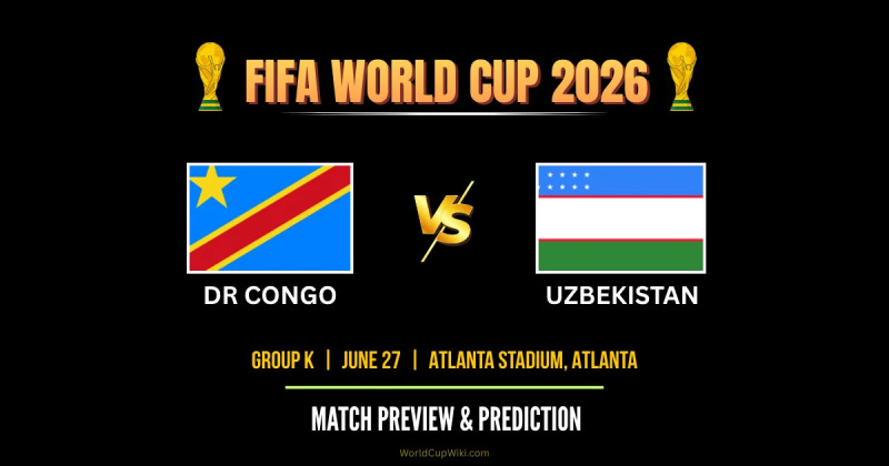 RD Congo Vs. Ouzbekistan : Une Victoire Épique à La Coupe Du Monde