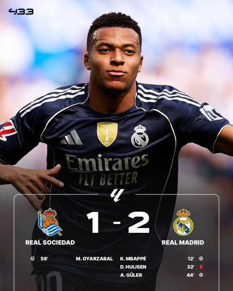 Classement Real Madrid vs Real Sociedad : Une Victoire Décisive pour les Merengues