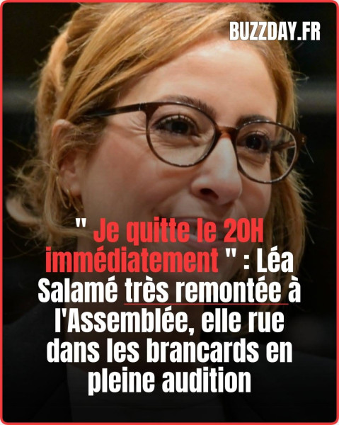 Coup de théâtre à France 2 : Léa Salamé se retire du 20 heures après la déclaration de Raphaël Glucksmann