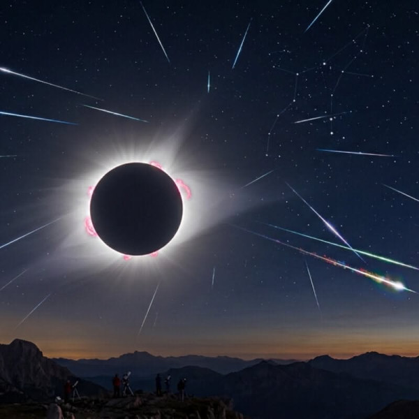 Étoiles Filantes et Éclipse Solaire: Un Spectacle Céleste Exceptionnel