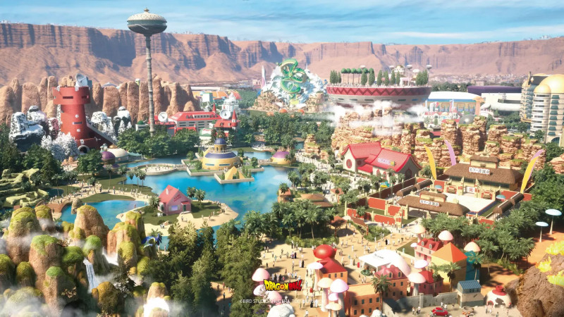 Le Parc d'Attractions Mirapolis en Arabie Saoudite: Un Billion de Dollars pour un Parc Dragon Ball dans le Val d'Oise