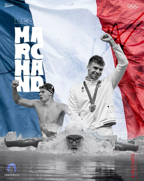 Léon Marchand, l'étoile montante de la natation française, brille aux Championnats d'Europe de natation