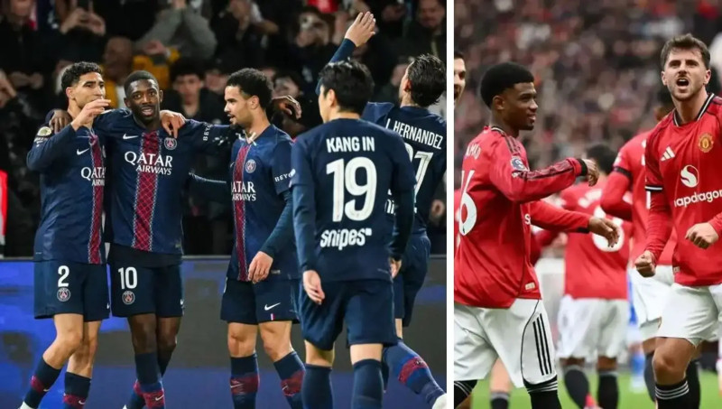 Paris Saint-Germain et Manchester United s'affrontent dans un match amical intense