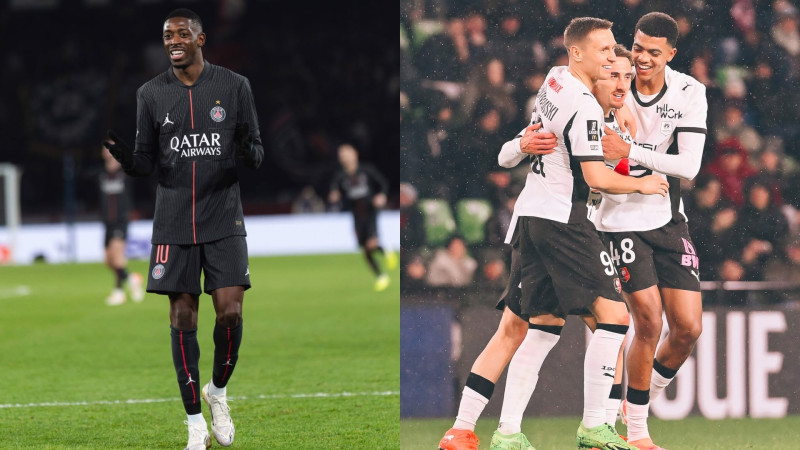 Rennes et Paris Saint-Germain se neutralisent dans un match spectaculaire