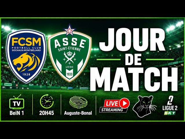 Sochaux écrasé par Saint-Étienne : Un match à oublier pour les Lions