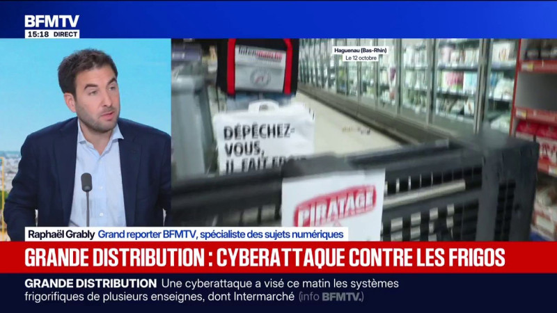 Cyberattaque massive fait monter les frigos à 50°C dans Intermarché, Super U et Leclerc