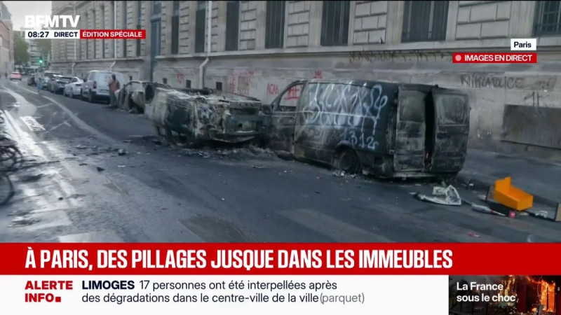 Violences lors des manifestations du 17 octobre à Paris et Marseille
