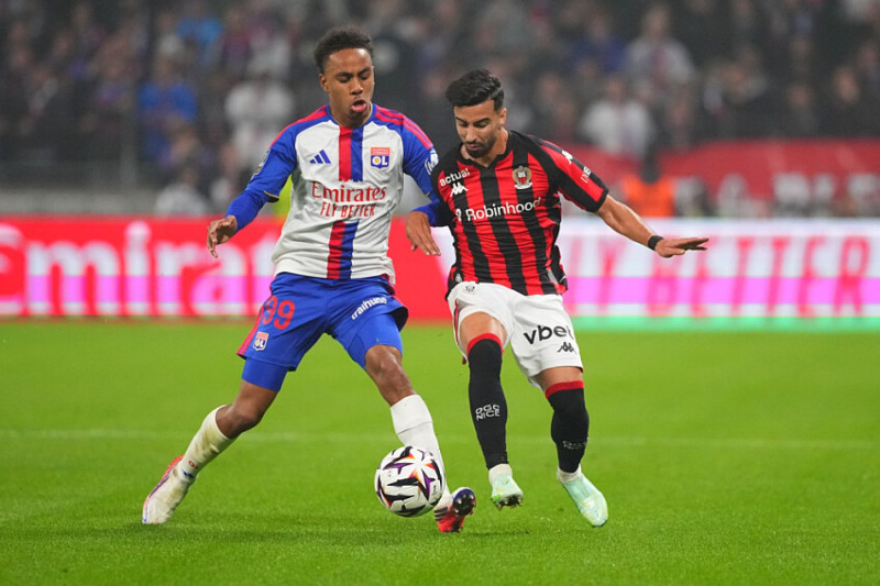 Lyon remporte 2-1 contre Nice et consolide sa tête du classement