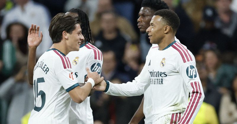 Real Madrid bat Séville 4-1 grâce au doublé de Mbappé